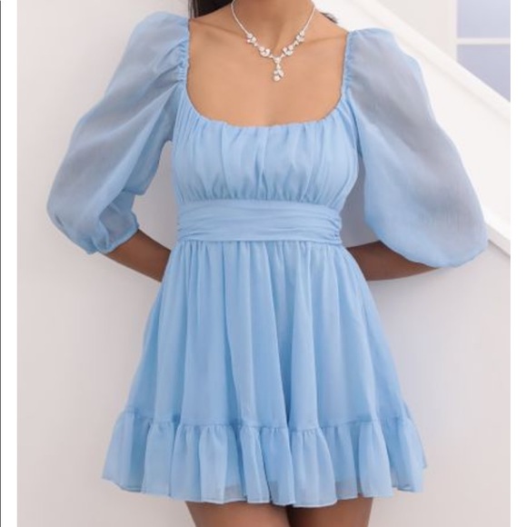 ISO NEIA RUFFLE DRESS - Picture 2 of 3